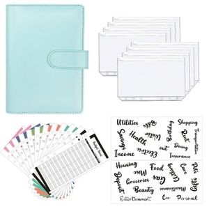 NIP Mint Blue Money Binder